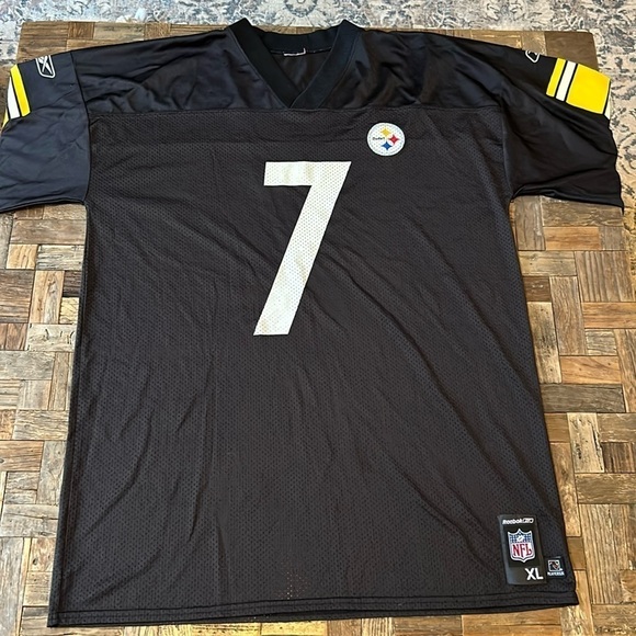 Steelers Football Jersey NFL Roethlisberger #7 Size XL - Picture 1 of 9